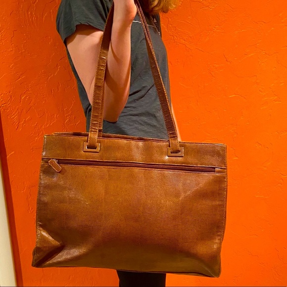 Coldwater Creek Handbags - Coldwater Creek Brown Faux Leather Shoulder Bag